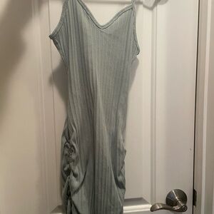 Elegant Sleeveless Dress in Light Blue